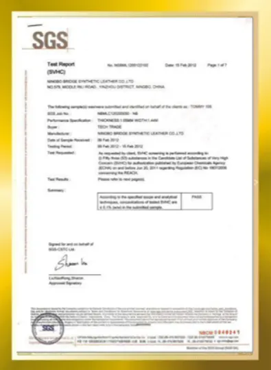 Certification